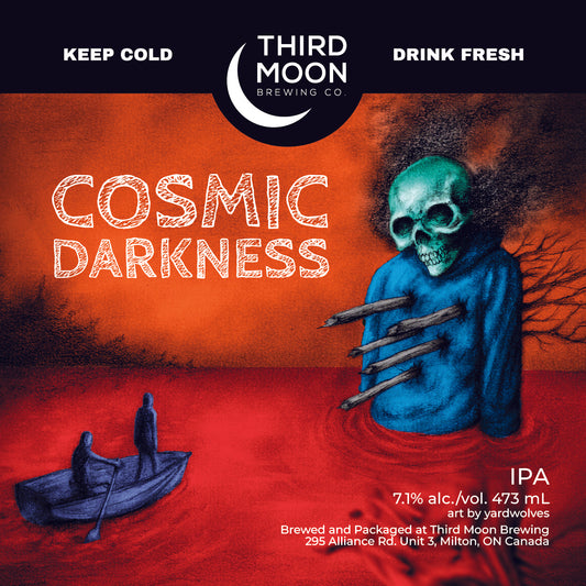 Hazy IPA - 4-pk of "Cosmic Darkness" tall cans