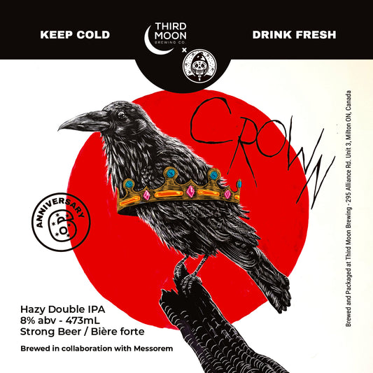 Hazy DIPA - 4-pk of "Crown" 473mL cans