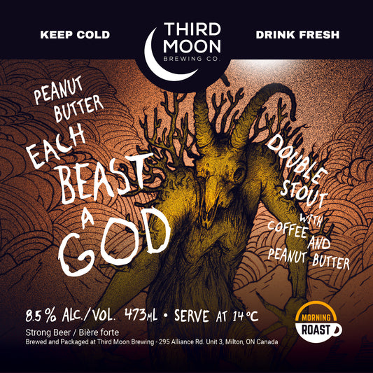 "Peanut Butter Each Beast A God" tall can