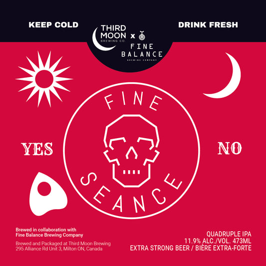 Quad IPA - 4-pk of "Fine Seance" 473mL cans