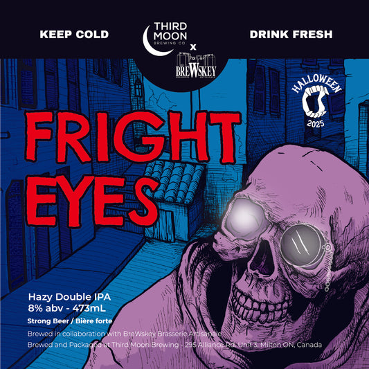 Hazy DIPA - 4-pk of "Fright Eyes" 473mL cans