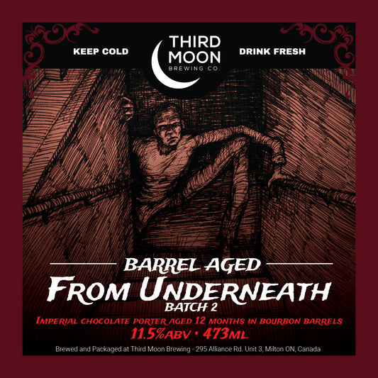 Barrel Aged Imperial Porter - "Barrel Aged From Underneath" tall can