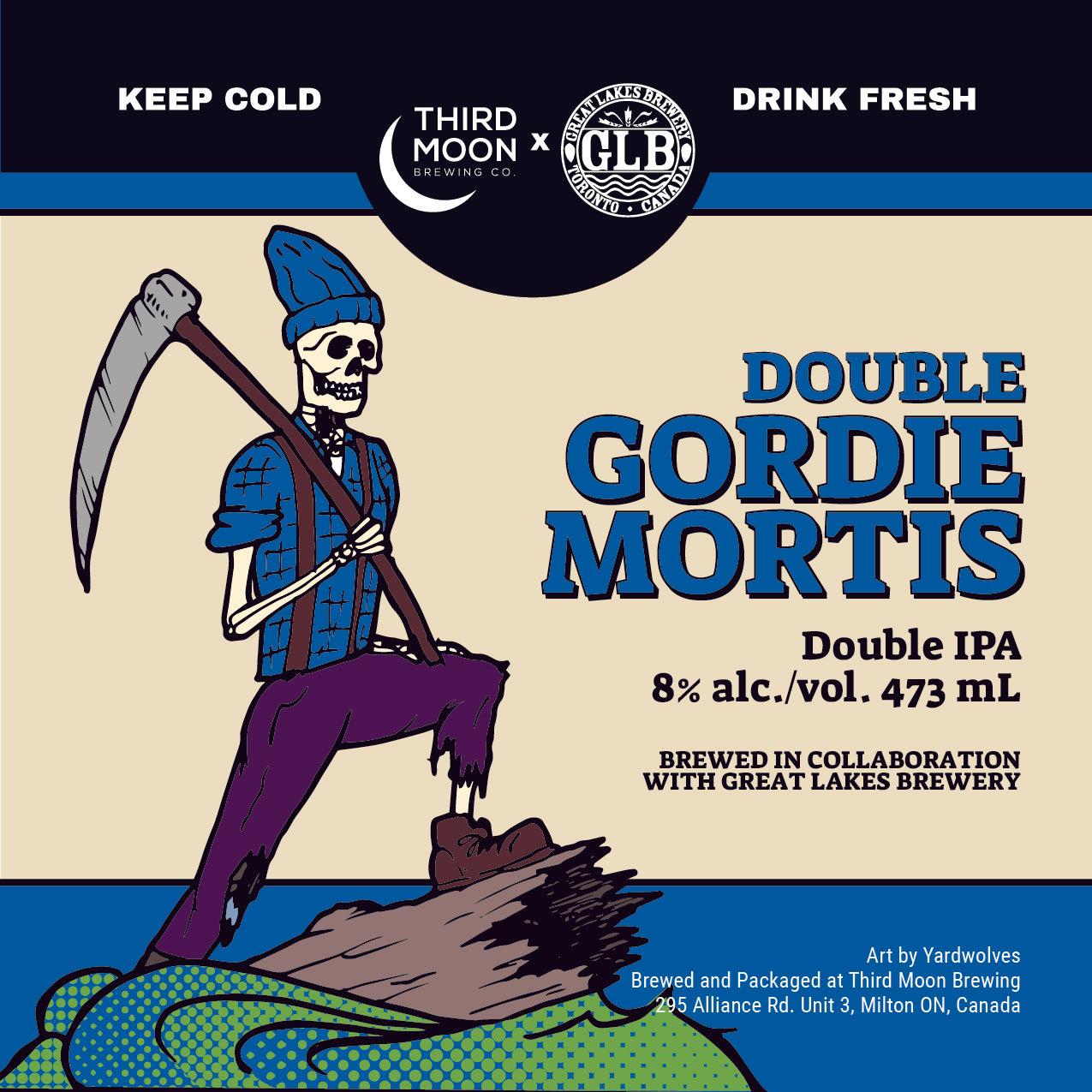 Double IPA - 4-pk of "Double Gordie Mortis" tall cans