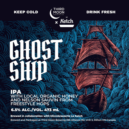 Hazy IPA - 4-pk of "Ghost Ship" tall cans