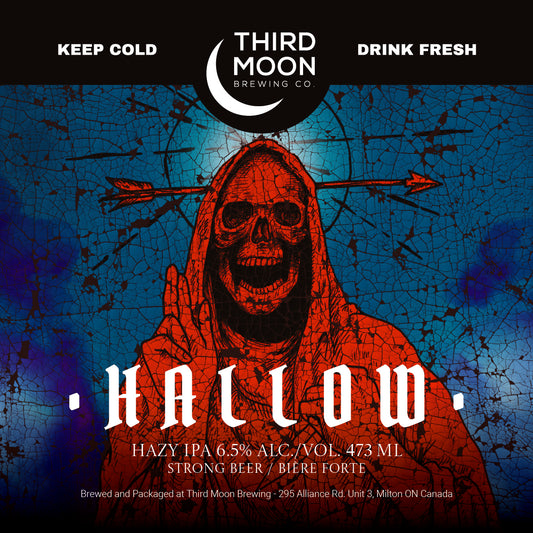 Hazy IPA - 4-pk of "Hallow" 473mL cans