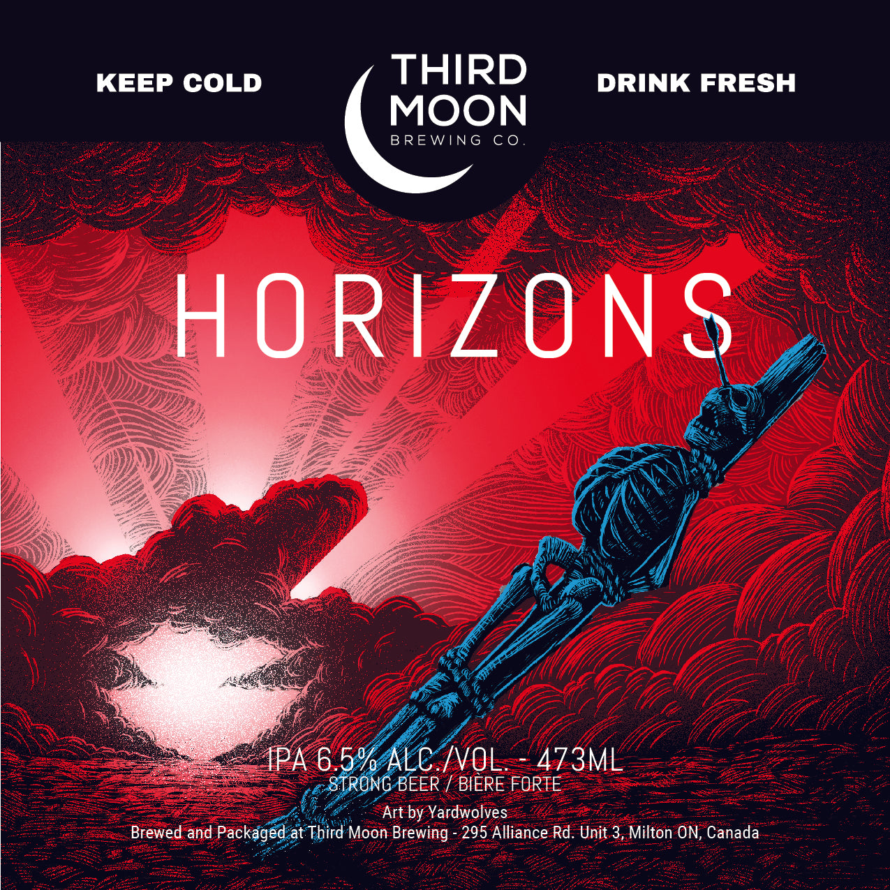 Hazy IPA - 4-pk of "Horizons" tall cans