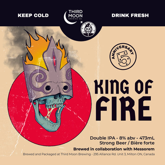 Hazy DIPA - 4-pk of "King Of Fire" 473mL cans