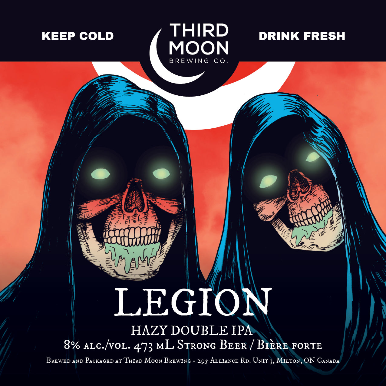 Hazy DIPA - 4-pk of "Legion" 473mL cans