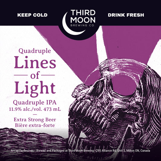 Quad IPA - 4-pk of "Quadruple Lines Of Light" 473mL cans