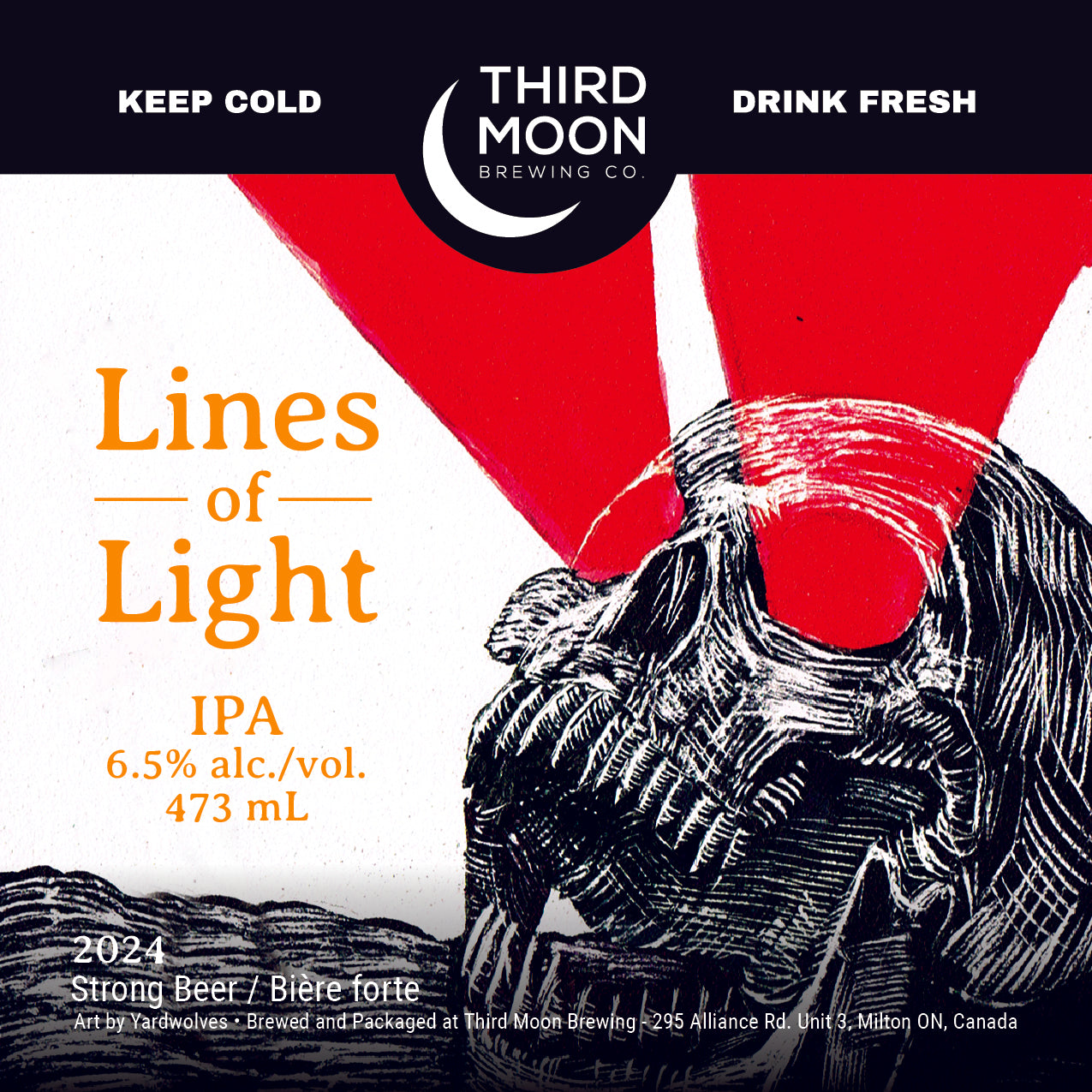 Hazy IPA - 4-pk of "Lines Of Light" tall cans