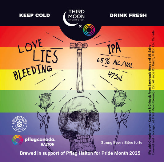 Hazy IPA - 4-pk of "Love Lies Bleeding (Pride 2025)" 473mL cans