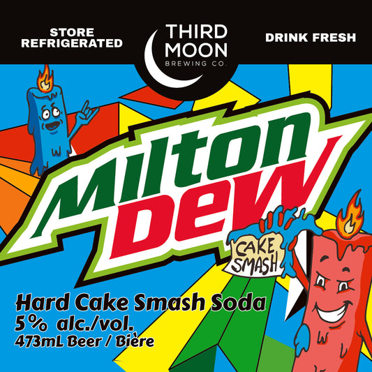 Hard Soda - "Milton Dew (Cake Smash)" - 473mL can
