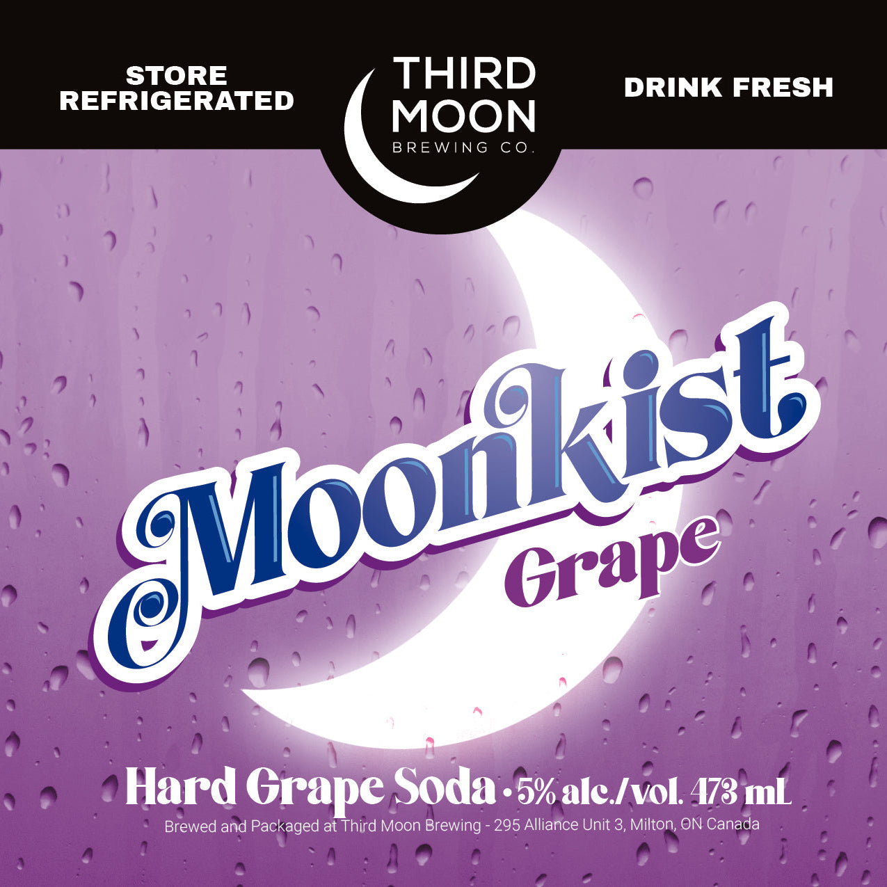 Hard Soda - "Moonkist (Grape)" - 473mL can