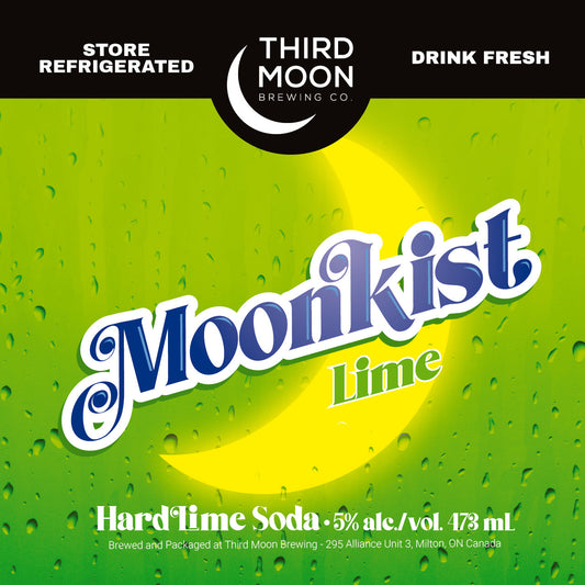 Hard Soda - "Moonkist (Lime)" - 473mL can