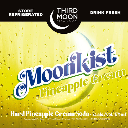 Hard Soda - "Moonkist (Pineapple Cream)" - 473mL can