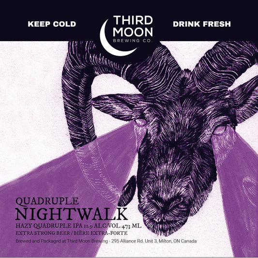Quad IPA - 4-pk of "Quadruple Nightwalk" 473mL cans