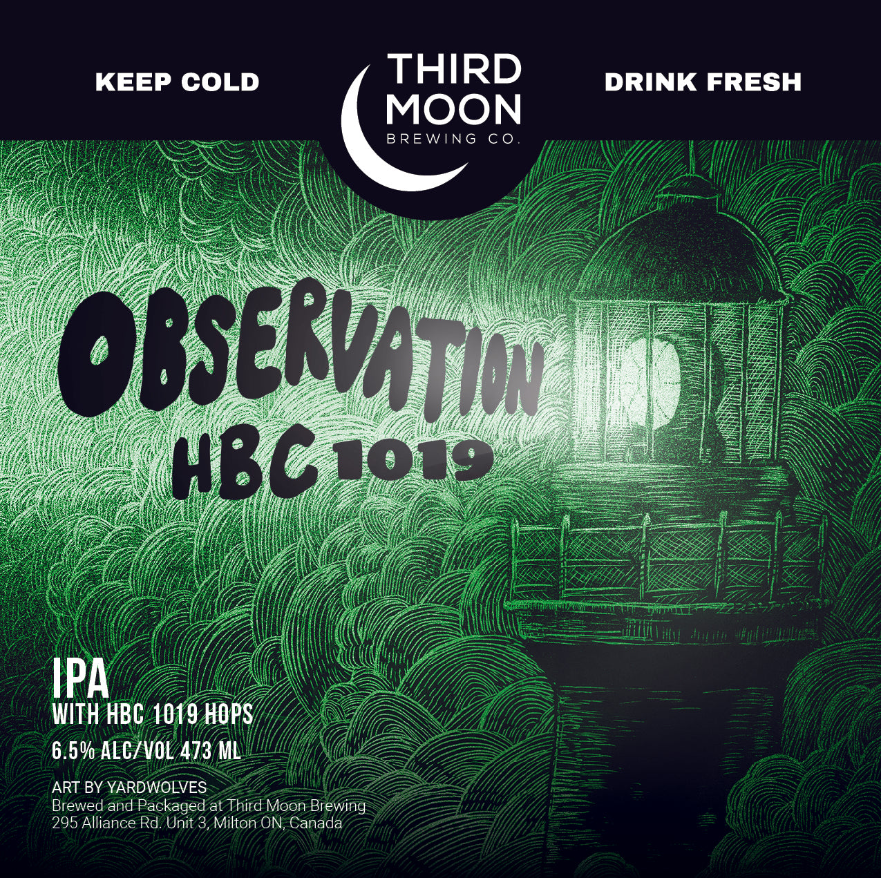 IPA - 4-pk of "Observation (HBC 1019)" tall cans