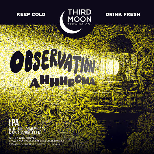 IPA - 4-pk of "Observation (Ahhhroma)" tall cans