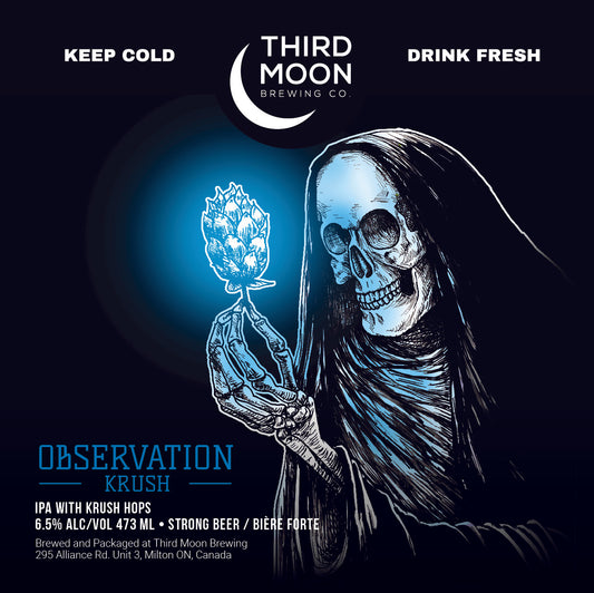 Hazy IPA - 4-pk of "Observation (Krush)" tall cans