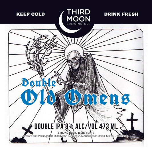 Hazy DIPA - 4-pk of "Double Old Omens" tall cans