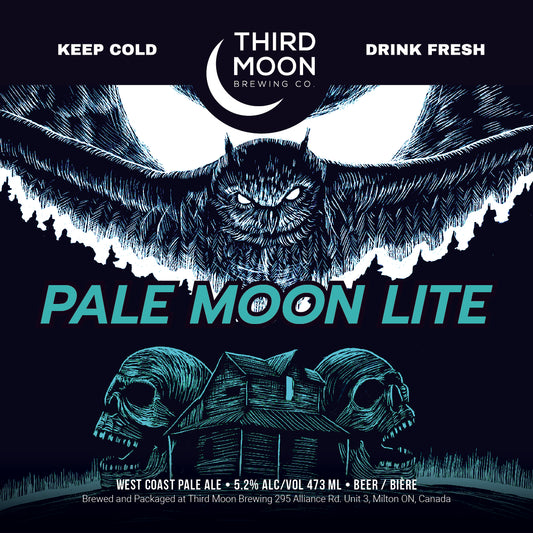 West Coast Pale Ale - 4-pk of "Pale Moon Lite" 473mL cans