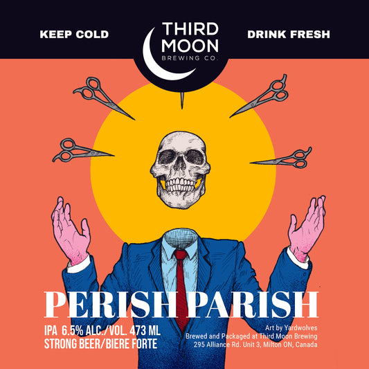 Hazy IPA - 4-pk of "Perish Parish" 473mL cans