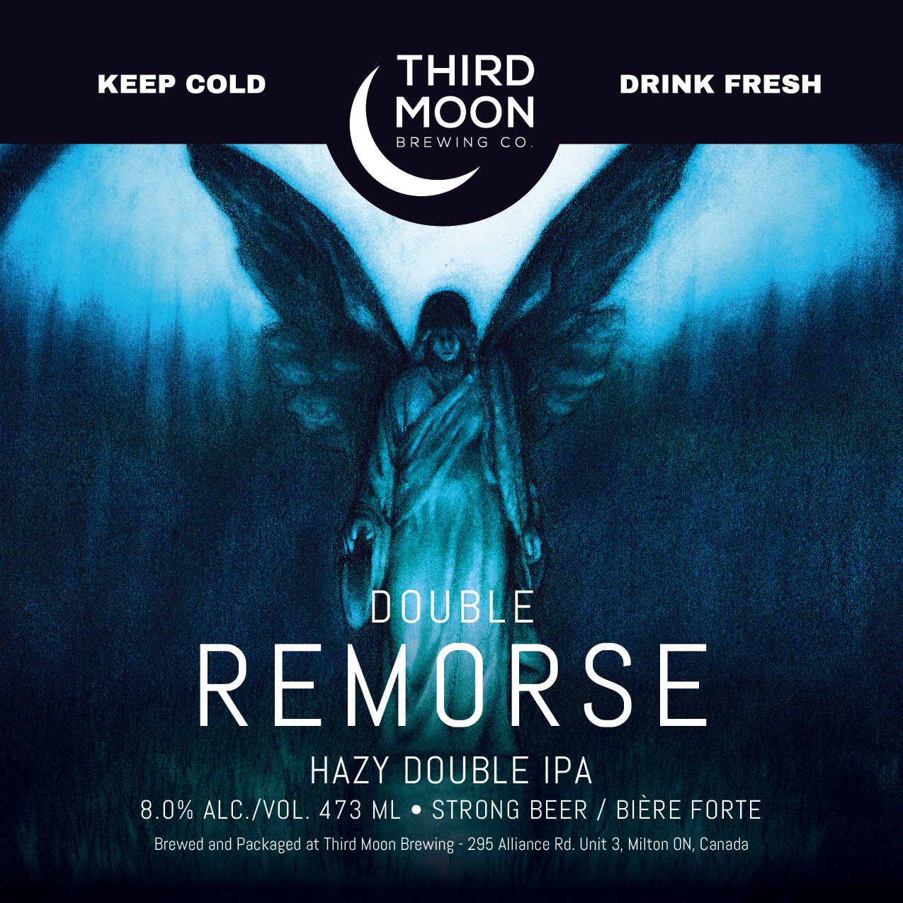 Hazy DIPA - 4-pk of "Double Remorse" 473mL cans