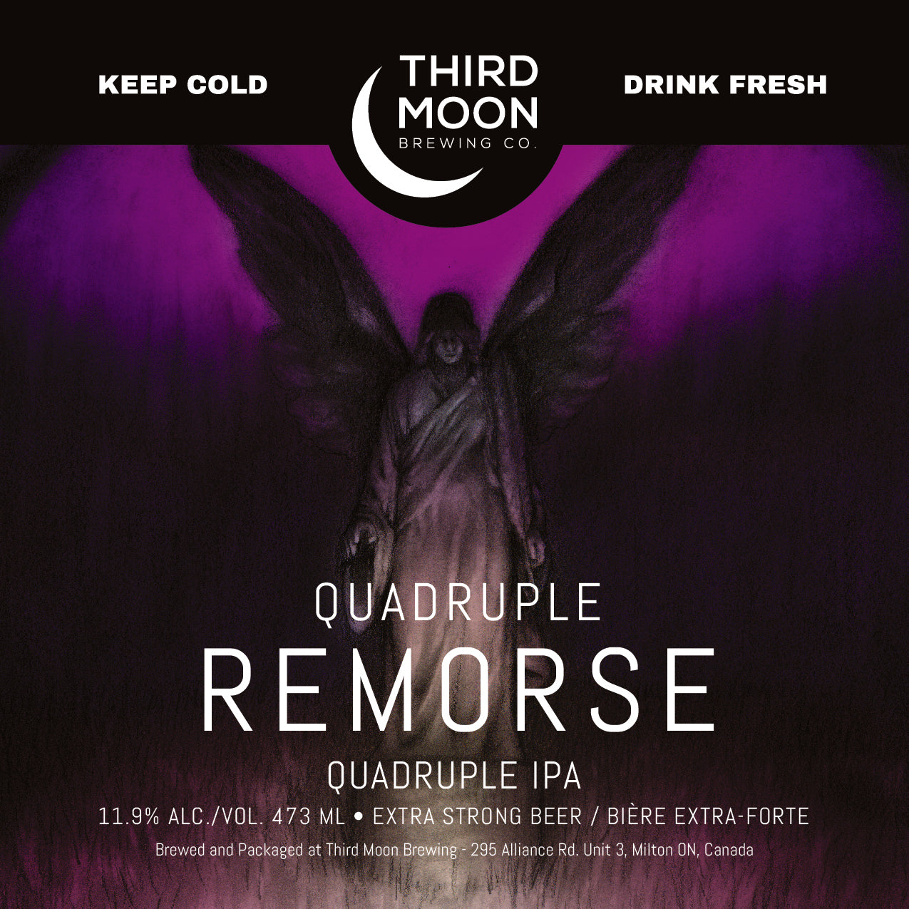 Quad IPA - "Quadruple Remorse" 473mL single can