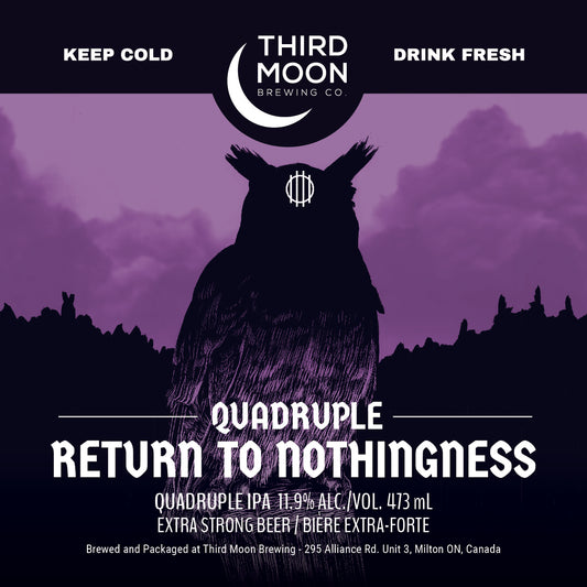 Quad IPA - 4-pk of "Quadruple Return To Nothingness" 473mL cans