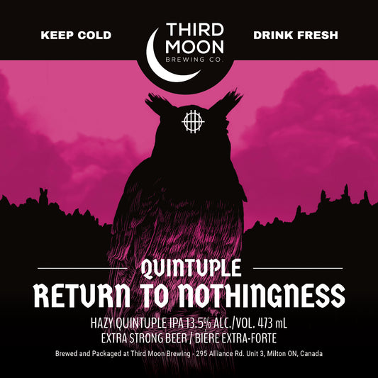Quintuple IPA - 4-pk of "Quintuple Return To Nothingness" 473mL cans