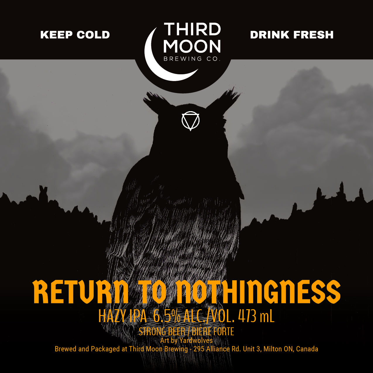 Hazy IPA - 4-pk of "Return To Nothingness" 473mL cans
