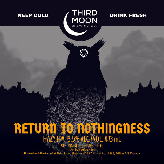 Hazy IPA - 4-pk of "Return To Nothingness" 473mL cans