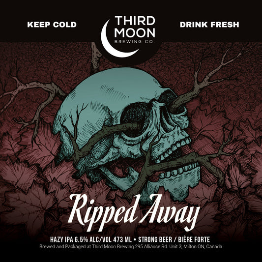 Hazy IPA - 4-pk of "Ripped Away" 473mL cans