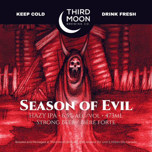 Hazy IPA - 4-pk of "Season Of Evil" 473mL cans