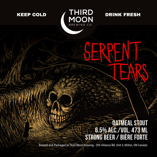 Oatmeal Stout - "Serpent Tears" 473mL can