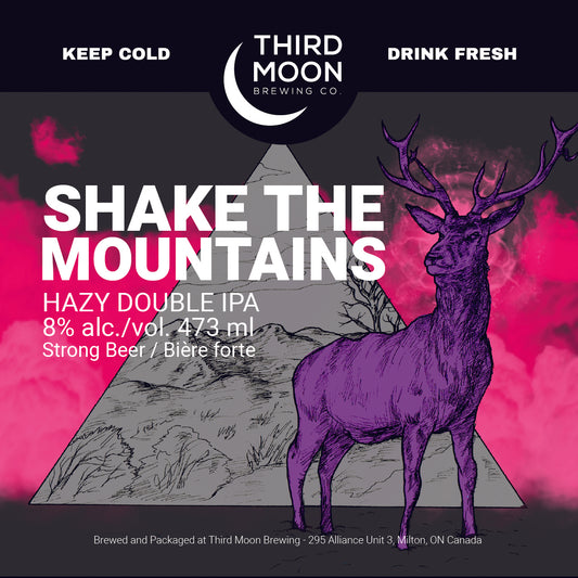 Hazy DIPA - 4-pk of "Shake The Mountains" 473mL cans