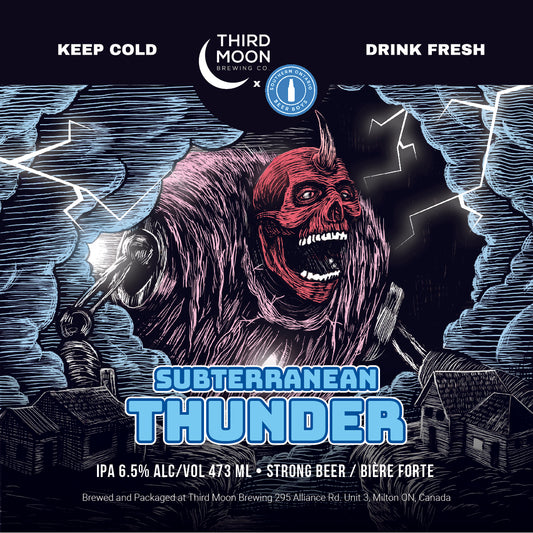 Hazy IPA - 4-pk of "Subterranean Thunder" tall cans