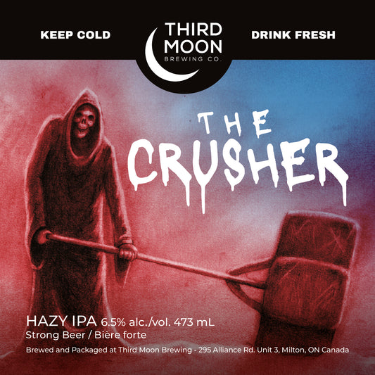 Hazy IPA - 4-pk of "The Crusher" 473mL cans