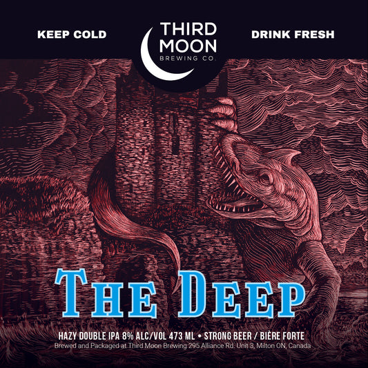 Hazy DIPA - 4-pk of "The Deep" 473mL cans