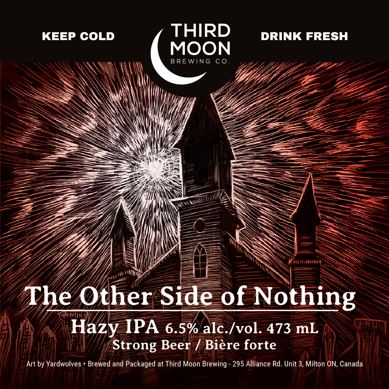 Hazy IPA - 4-pk of "The Other Side Of Nothing" 473mL cans