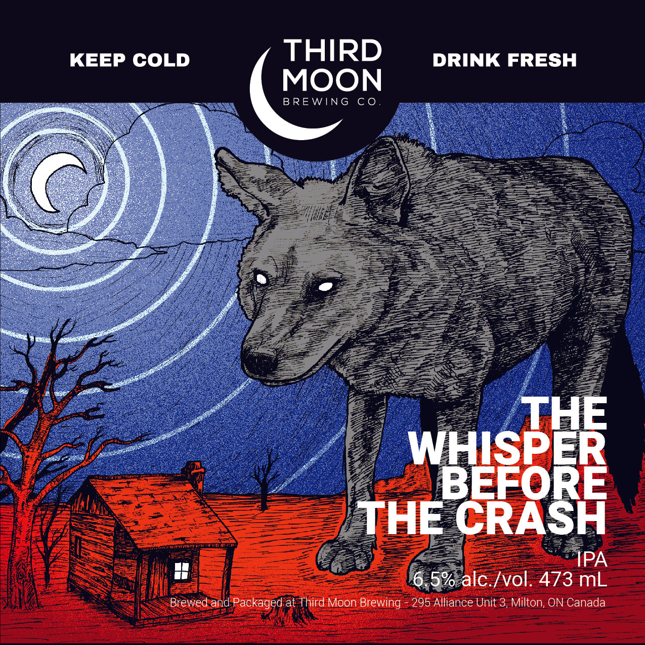 Hazy IPA - 4-pk of "The Whisper Before The Crash" tall cans