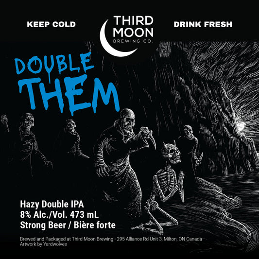 Hazy DIPA - 4-pk of "Double Them" 473mL cans