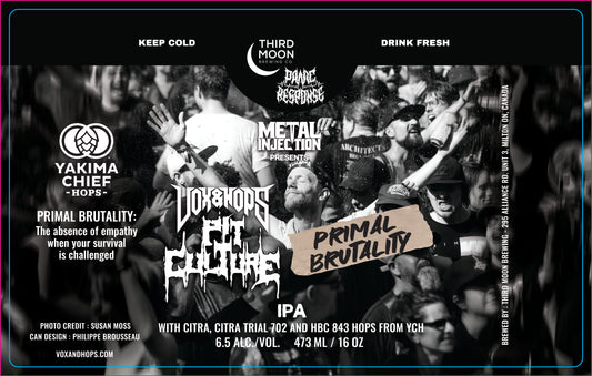 IPA - 4-pk of "Primal Brutality" tall cans