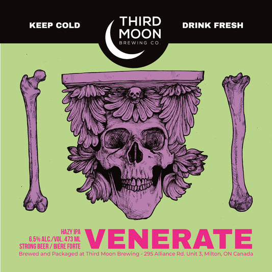 Hazy IPA - 4-pk of "Venerate" 473mL cans