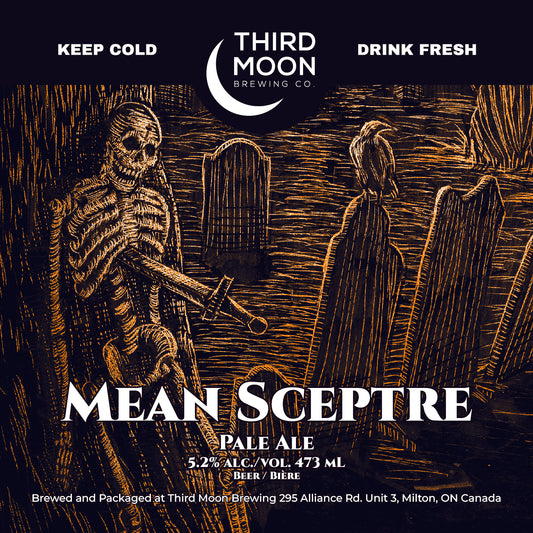 Hazy Pale Ale - 4-pk of "Mean Sceptre" 473mL cans