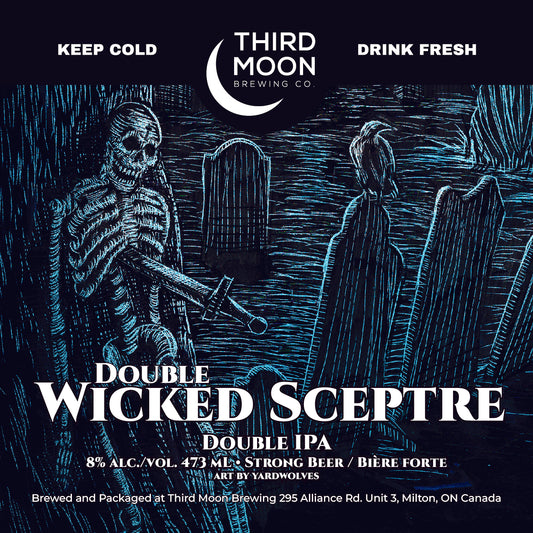 Hazy DIPA - 4-pk of "Double Wicked Sceptre" tall cans