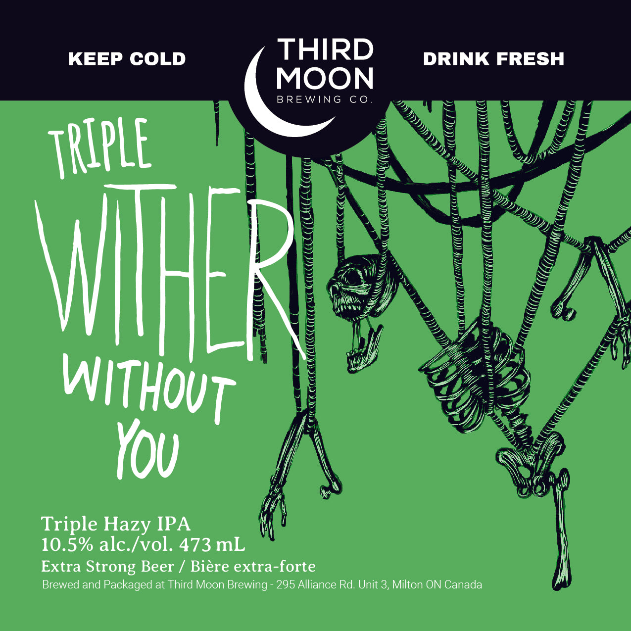 Triple IPA - 4-pk of "Triple Wither Without You" 473mL cans