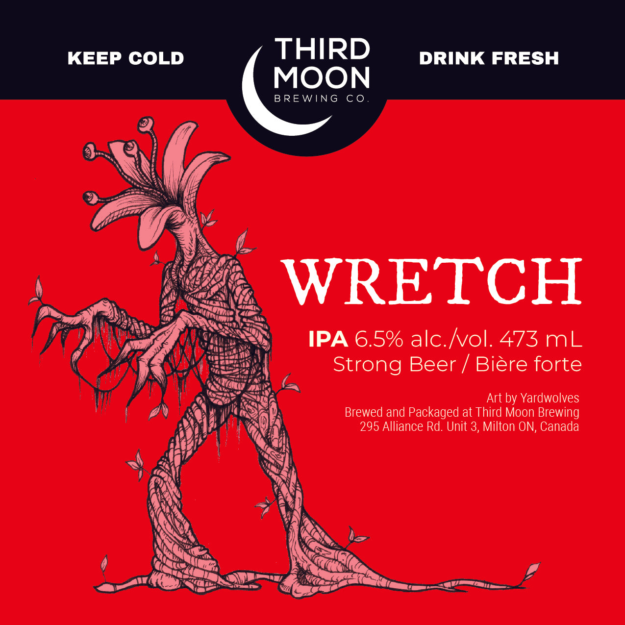 Hazy IPA - 4-pk of "Wretch" tall cans