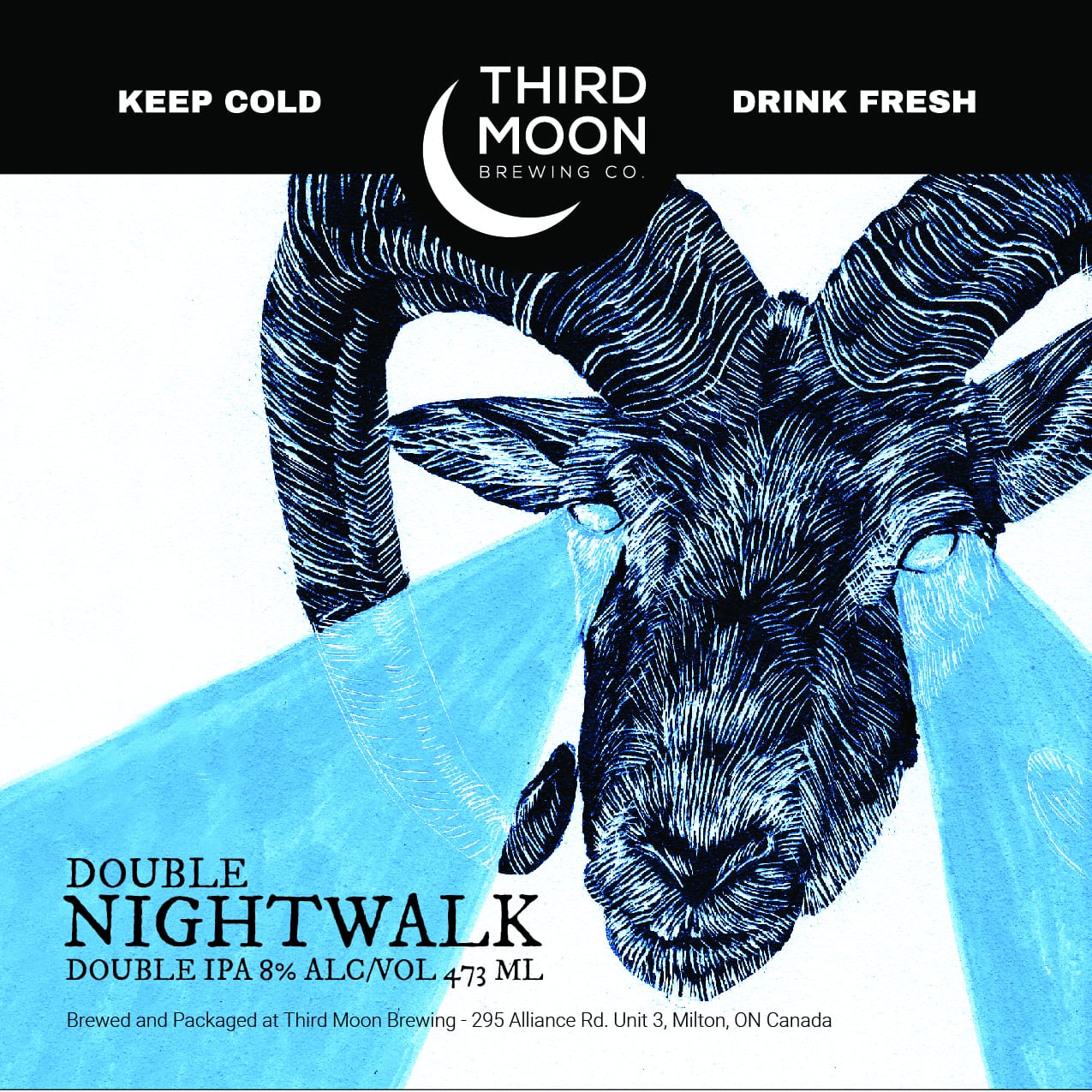 Double IPA - 4-pk of "Double Nightwalk" tall cans