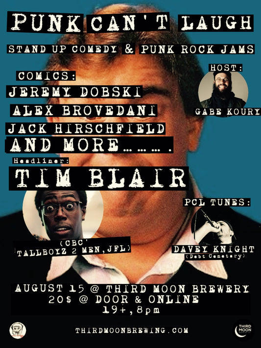 Punx Can't Laugh Comedy Night Tickets! Friday, August 15th